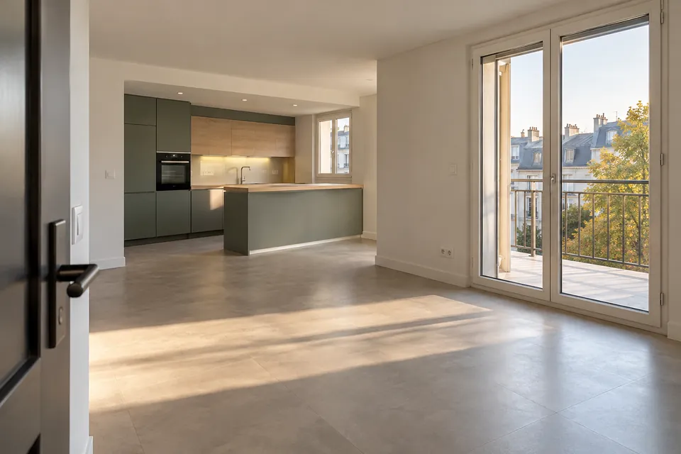 Illustration d’un appartement propre avant la remise des clés